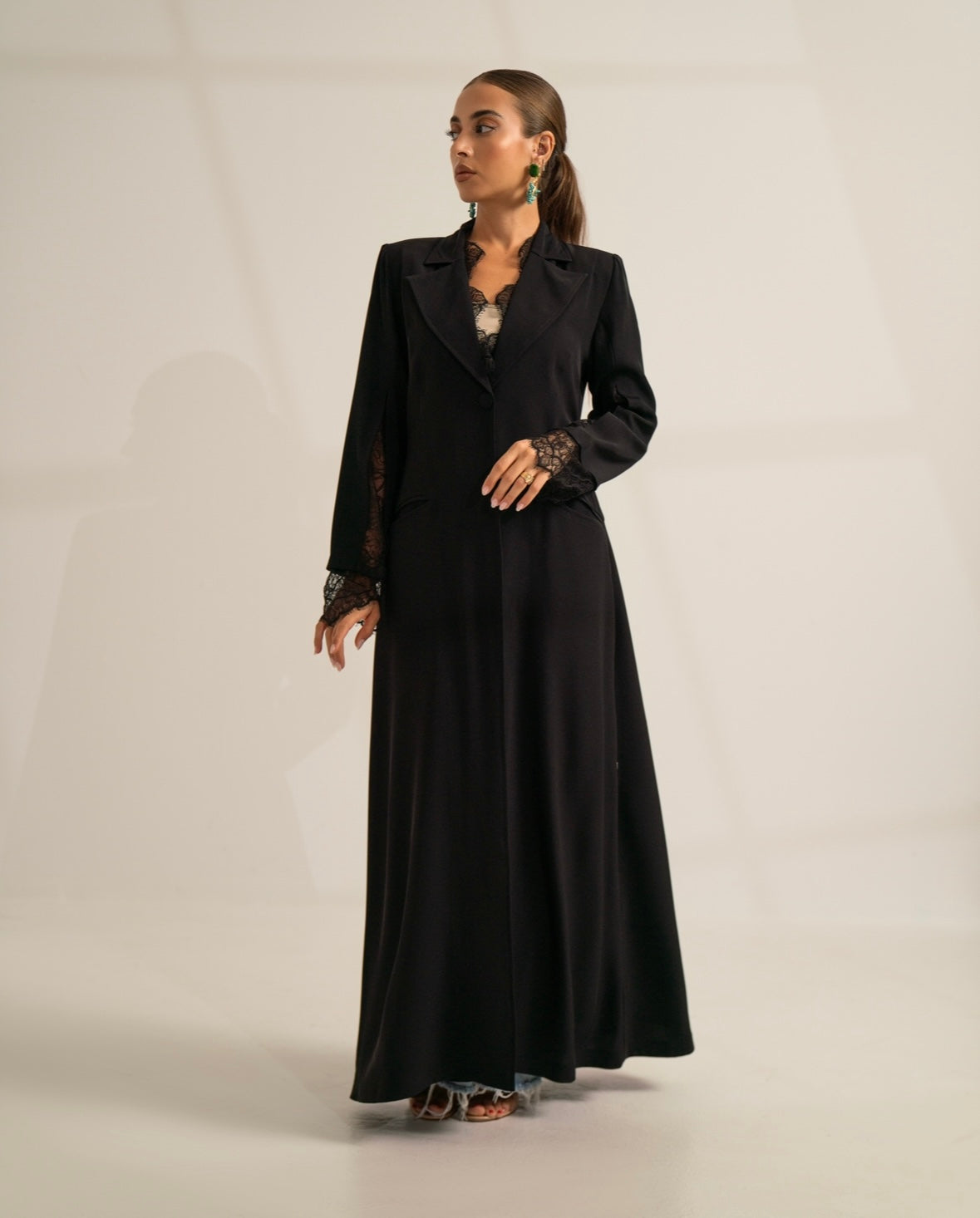 Black formal abaya