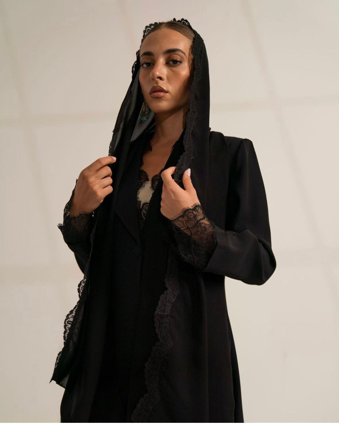 Black formal abaya